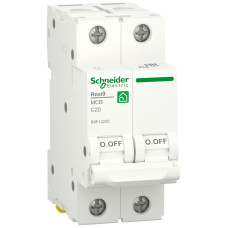 Автоматичний вимикач Schneider Electric RESI9 6kA 2P 20A C