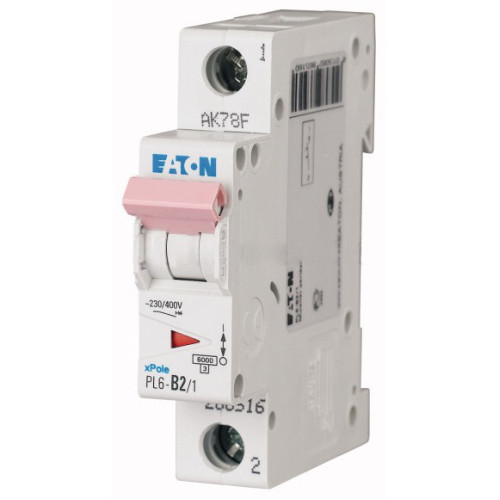 Автоматичний вимикач EATON HL-C06/1 1-но полюсний 