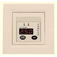 Терморегулятор вбудований РУБЕЖ TR-16V-WIFI 16A (3500W) білий, кремовий