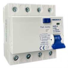 ВД Neomax 25А 6,0кА 30мА 230V 4-рьох полюсний