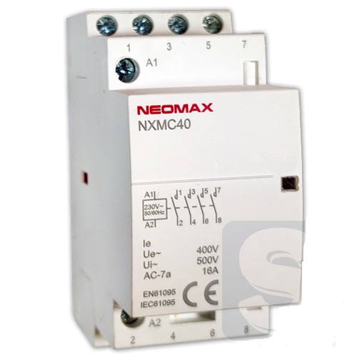 Контактор Neomax 12А 230V 4-рьох полюсний