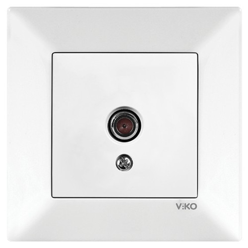 Розетка TV VIKO Meridian білий/крем