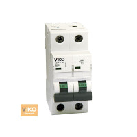 Автоматичний вимикач VIKO 16А 4,5кА 230/400V Тип C 2-во полюсний 