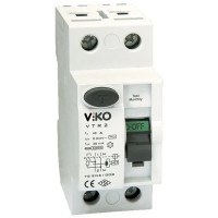 ВД VIKO 63А 30мА 230V 2Р 2-во полюсний