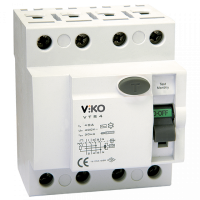 Диференційний автоматичний вимикач VIKO 40А 30мА AC 6кА 230V Тип C 2-во полюсний