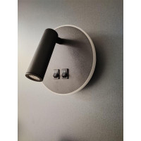 Світлодіодний світильник бра RIGIL 10W RL-WW-140x65-BLACK-220-IP20