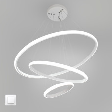 Керована світлодіодна люстра LATTE 75W 3R-ON/OFF-600x1100-WHITE/WHITE-220-IP20