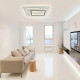 Керована світлодіодна люстра UNIVERSE 150W L-RC-1030х630х50-WHITE/WHITE-220-IP20