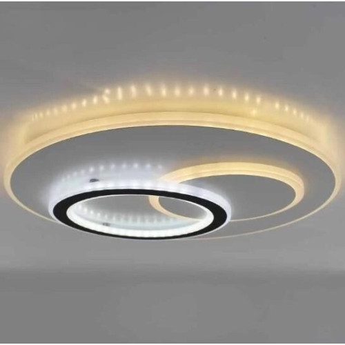 Керована світлодіодна люстра UNIVERSE 70W R-ON/OFF-460х50-WHITE/WHITE-220-IP20