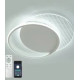 Керована світлодіодна люстра AMATO-60W-2R-APP-400x520x52-WHITE/CLEAR-220-IP20 