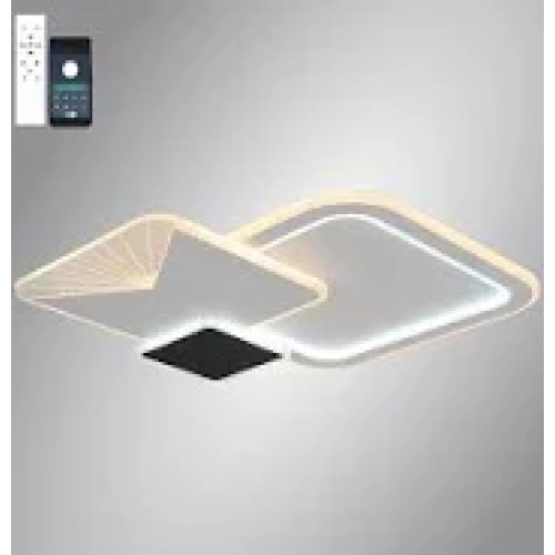 Керована світлодіодна люстра COMETA-105W-3S-APP-500x60-WHITE/BLACK-220-IP20 