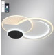 Керована світлодіодна люстра COMETA-90W-3R-APP-500x60-WHITE/BLACK-220-IP20 