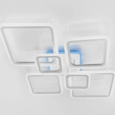 Керована світлодіодна люстра OVAL RGB 180W 7S-APP-960-750-110-WHITE/WHITE-220-IP20 