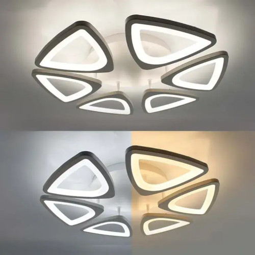 Kерована світлодіодна люстра ROOM 120W 6TR-APP-520Х70-WHITE/WHITE-220-IP20 