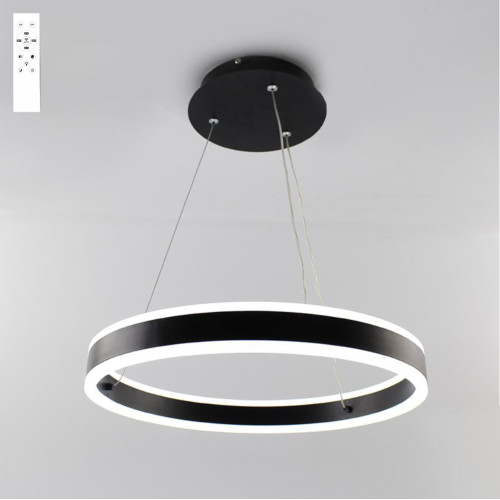 Керована світлодіодна люстра STELLA 64W R-APP-400Х1200-BLACK/WHITE-220-IP20 