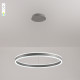 Керована світлодіодна люстра STELLA 64W R-APP-400Х1200-GREY/WHITE-220-IP20 