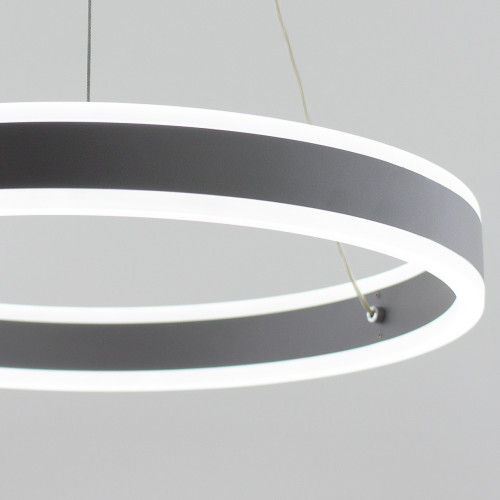 Керована світлодіодна люстра STELLA 64W R-APP-400Х1200-GREY/WHITE-220-IP20 