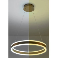 Kерована світлодіодна люстра STELLA 96W R-APP-600Х1200-GOLD/WHITE-220-IP20 