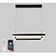 Керована світлодіодна люстра STELLA-100W-S-APP-500x500x1200-BLACK/WHITE-220-IP20 