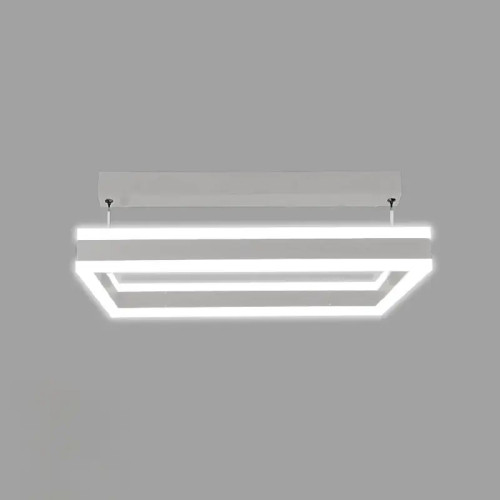 Керована світлодіодна люстра STELLA-100W-S-APP-500x500x1200-GREY/WHITE-220-IP20