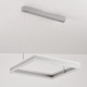Керована світлодіодна люстра STELLA-100W-S-APP-500x500x1200-GREY/WHITE-220-IP20