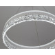 Керована світлодіодна люстра STELLA ICE 80W R-APP-500x1200-WHITE/CLEAR-220-IP20 