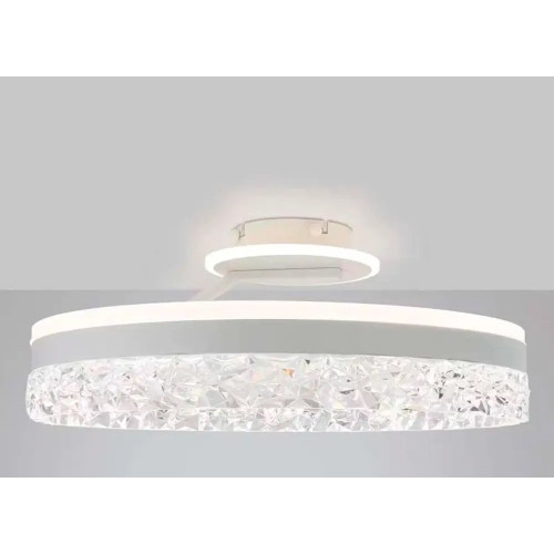 Керована світлодіодна люстра STELLA С ICE 90W 2R-APP-500x215-WHITE/WHITE-220-IP20 