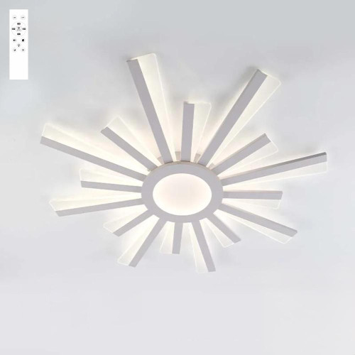 Керована світлодіодна люстра TERESA-100W-R-APP-680х50-WHITE-220-IP20 