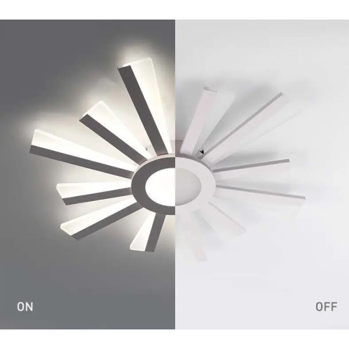 Керована світлодіодна люстра TERESA-70W-R-APP-550х50-WHITE-220-IP20 