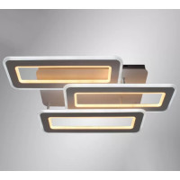 Керована світлодіодна люстра TRIPLEX DOUBLE 110W 3L-APP-650x370x140-WHITE/WHITE-220-IP20