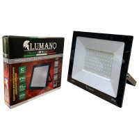 Прожектор LED LUMANO SMD 100W 6000K черный (L-15см с радиатором) STANDARDeco